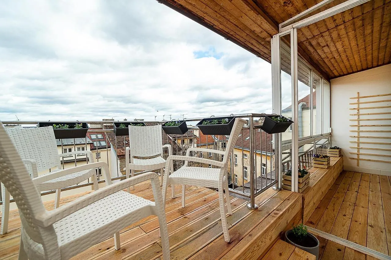 Big 4-Bedroom Flat, Terrace With Great Vitkov View Prague Czech Republic