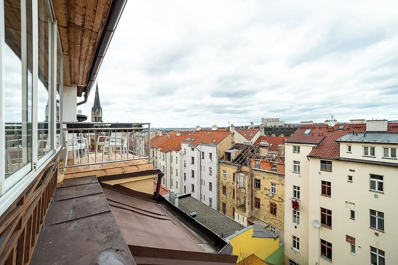 Apartment Big 4-Bedroom Flat, Terrace With Great Vitkov View Prague Czech Republic